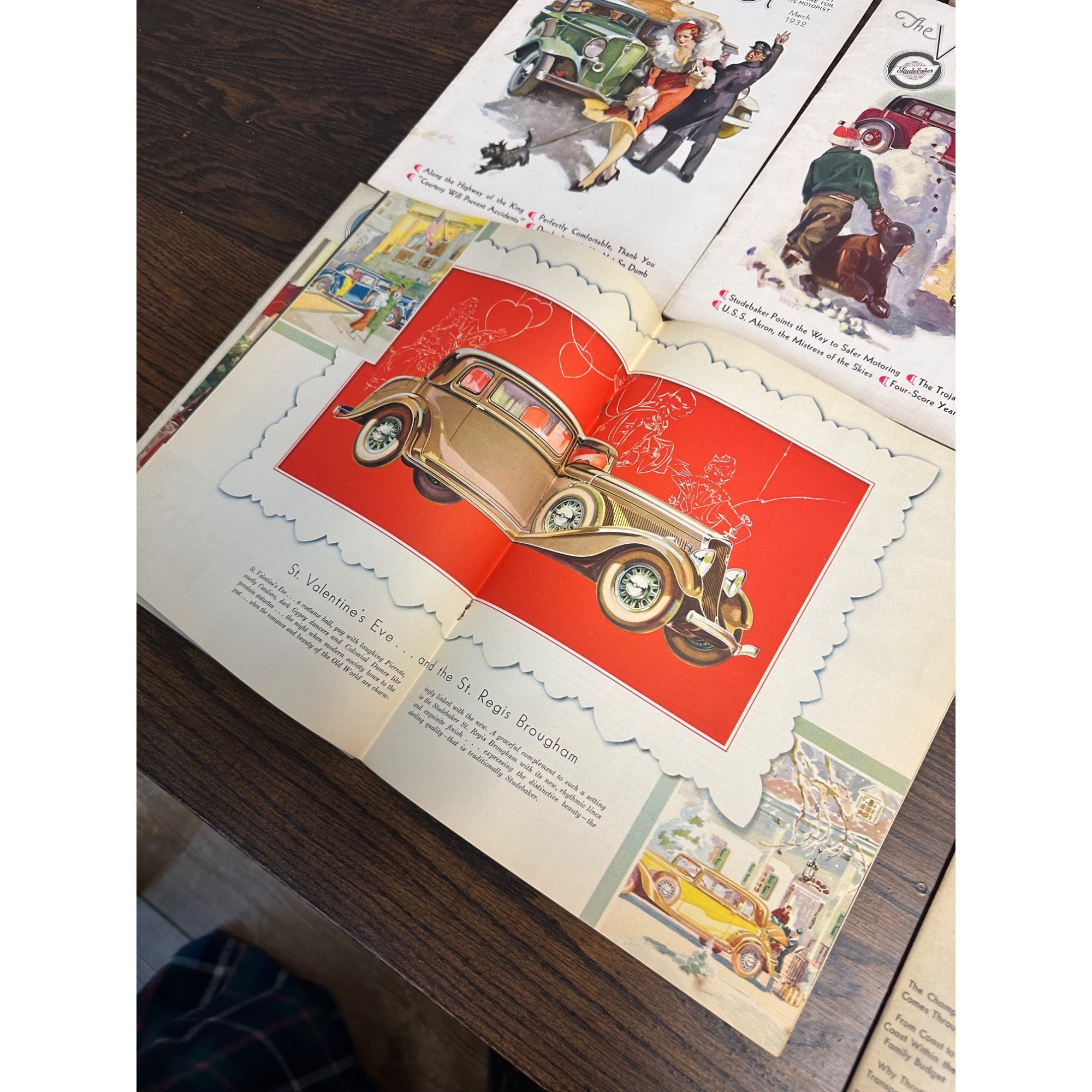 Vintage HUGE LOT Studebaker "The Wheel" Motorist's Owner's Magazines 1932-33