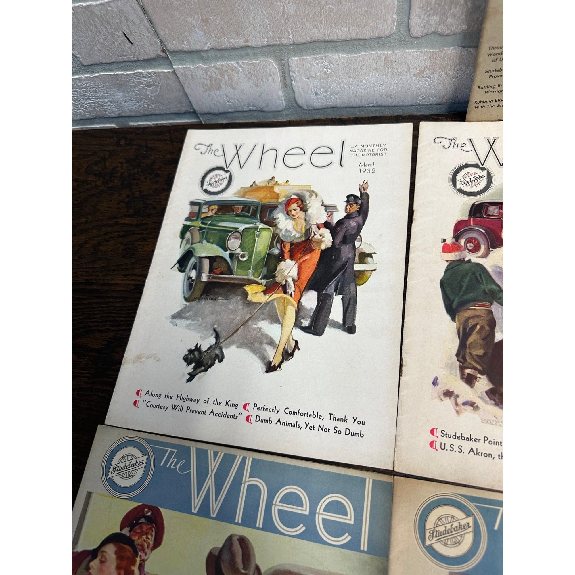 Vintage HUGE LOT Studebaker "The Wheel" Motorist's Owner's Magazines 1932-33