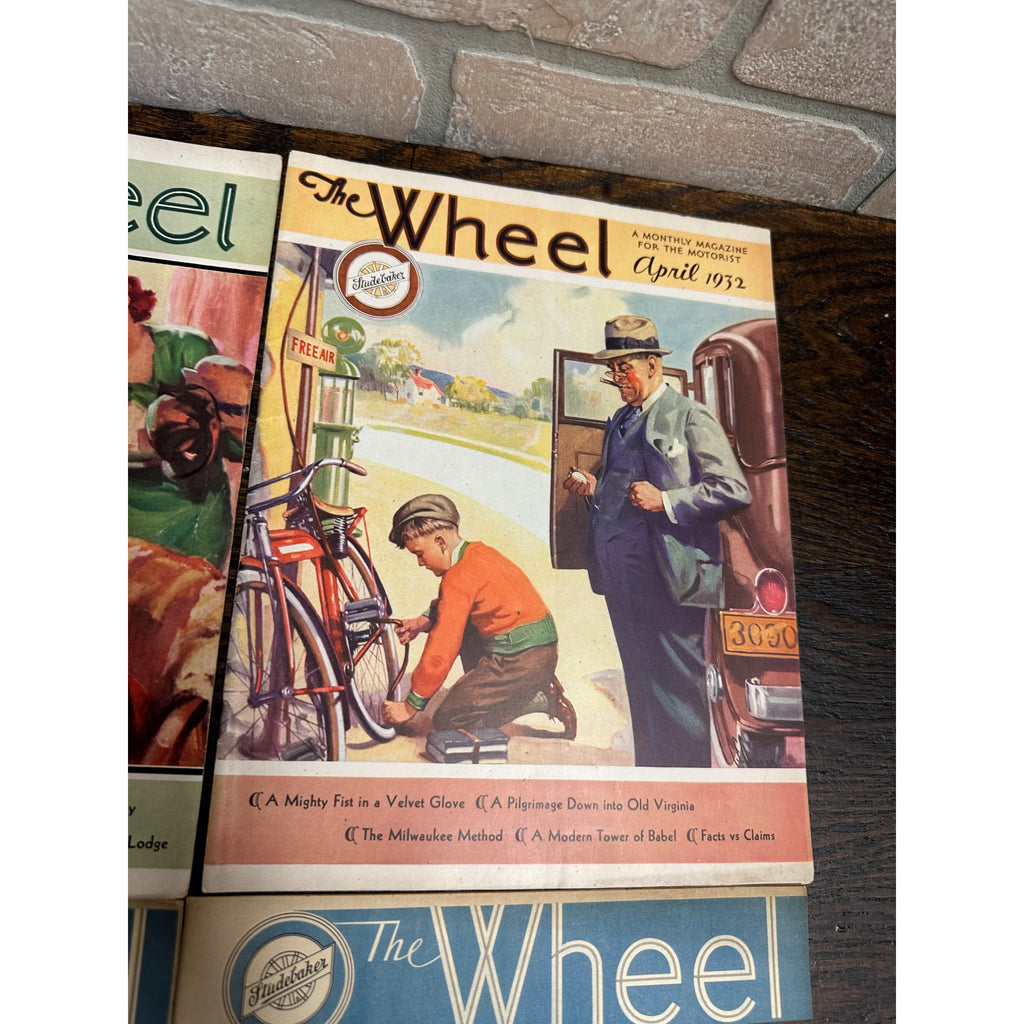 Vintage HUGE LOT Studebaker "The Wheel" Motorist's Owner's Magazines 1932-33