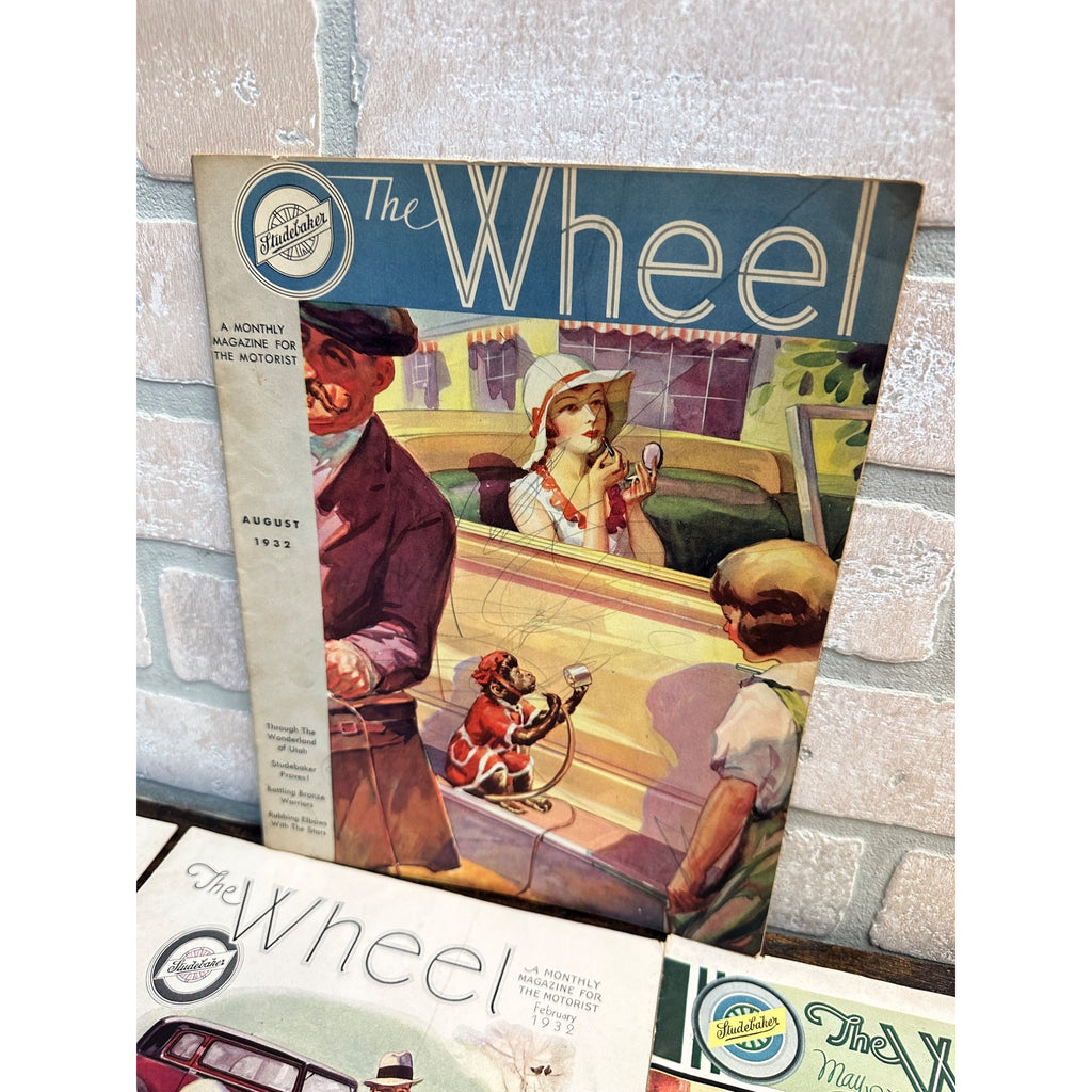 Vintage HUGE LOT Studebaker "The Wheel" Motorist's Owner's Magazines 1932-33