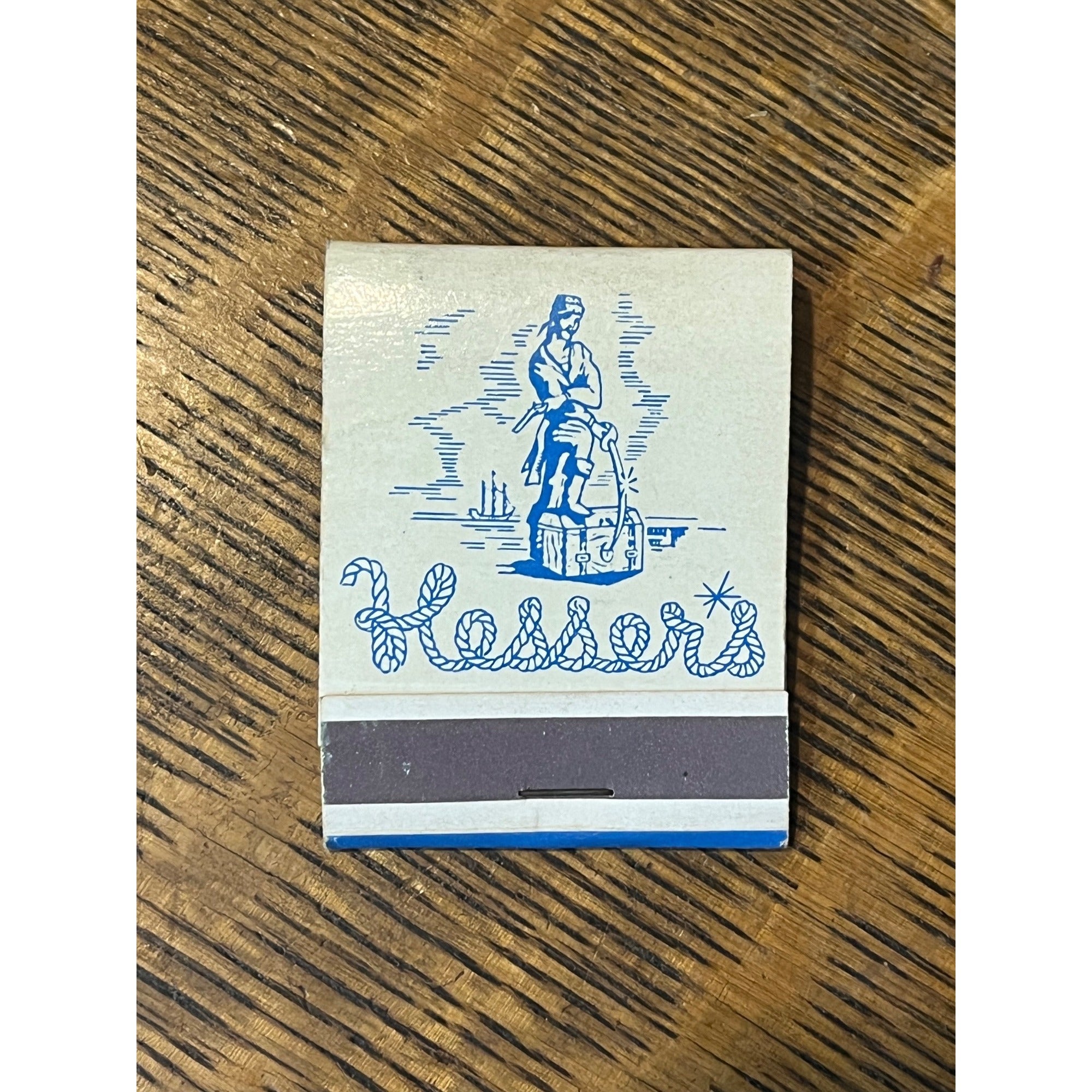 Vintage Matchbook Advertising Exceptional Foods by John and Mary Hesser. Oshkosh, Wis.