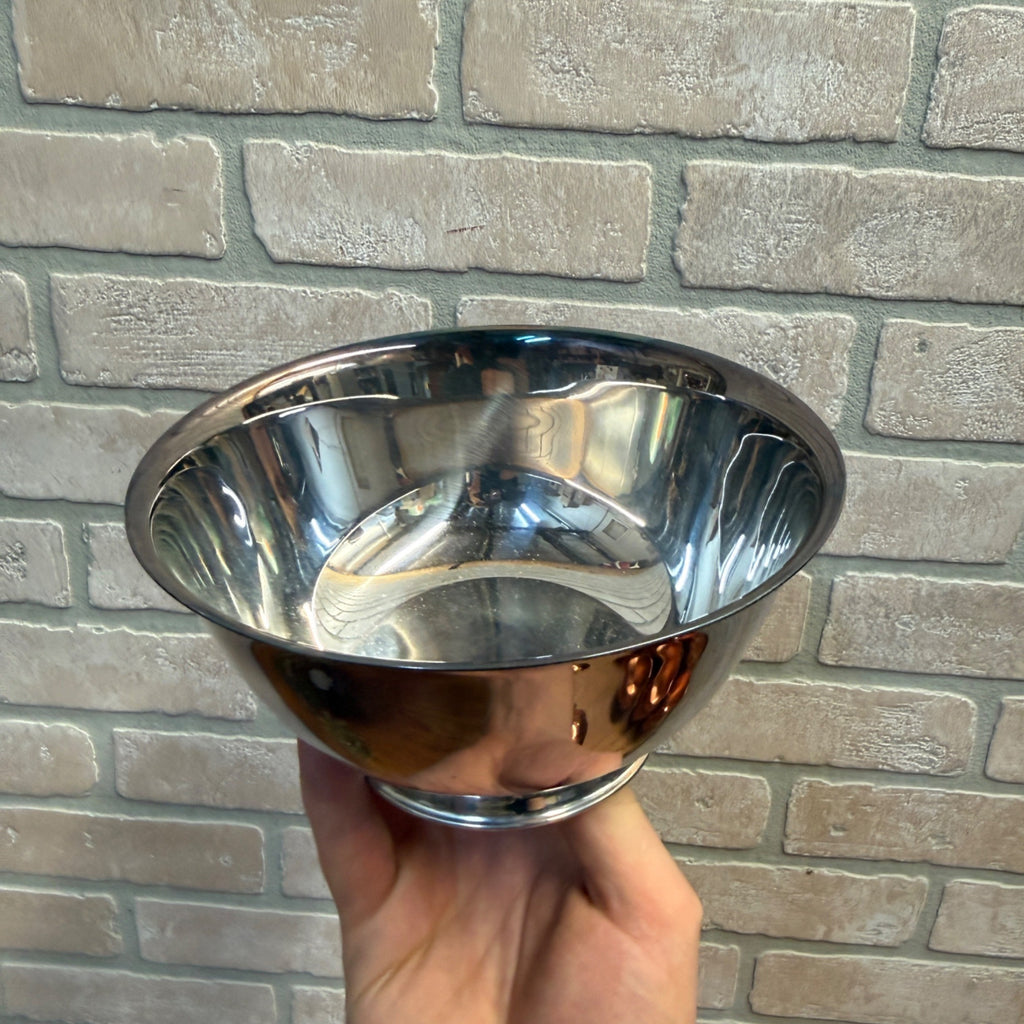 Vintage Reproduction Oneida "Sons of Liberty Bowl" by Paul Revere, Patriot & Silversmith Silverplate 6" Diameter
