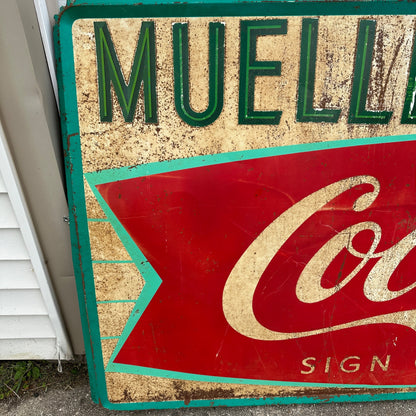 Vintage 9ft Coca-Cola Bottle Retro Large Soda Sign Advertising Slinger WIs