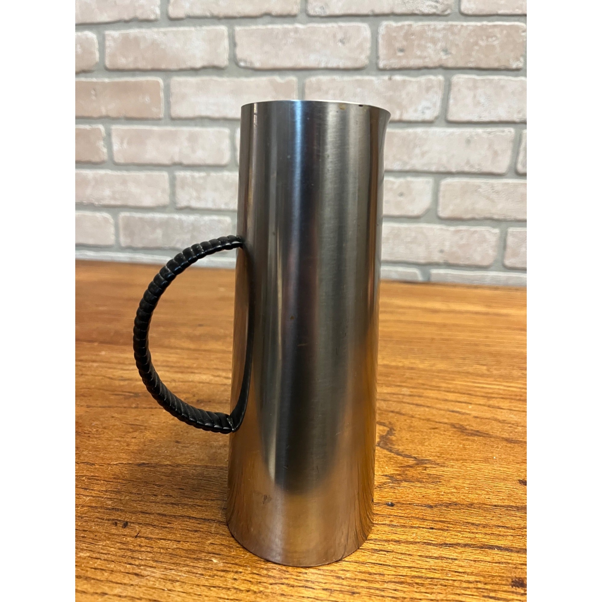 Vintage 1960s MCM Swedish Nils Nisbel Gabis Stainless Steel Pitcher Cocktail