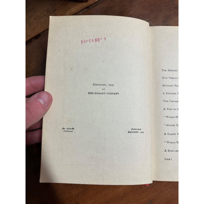 AN APACHE PRINCESS REMINGTON 1ST EDITION GENERAL CHARLES KING 1903