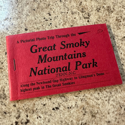 Pictorial Photo Trip Great Smoky Mountains National Park Mini Postcard Booklet