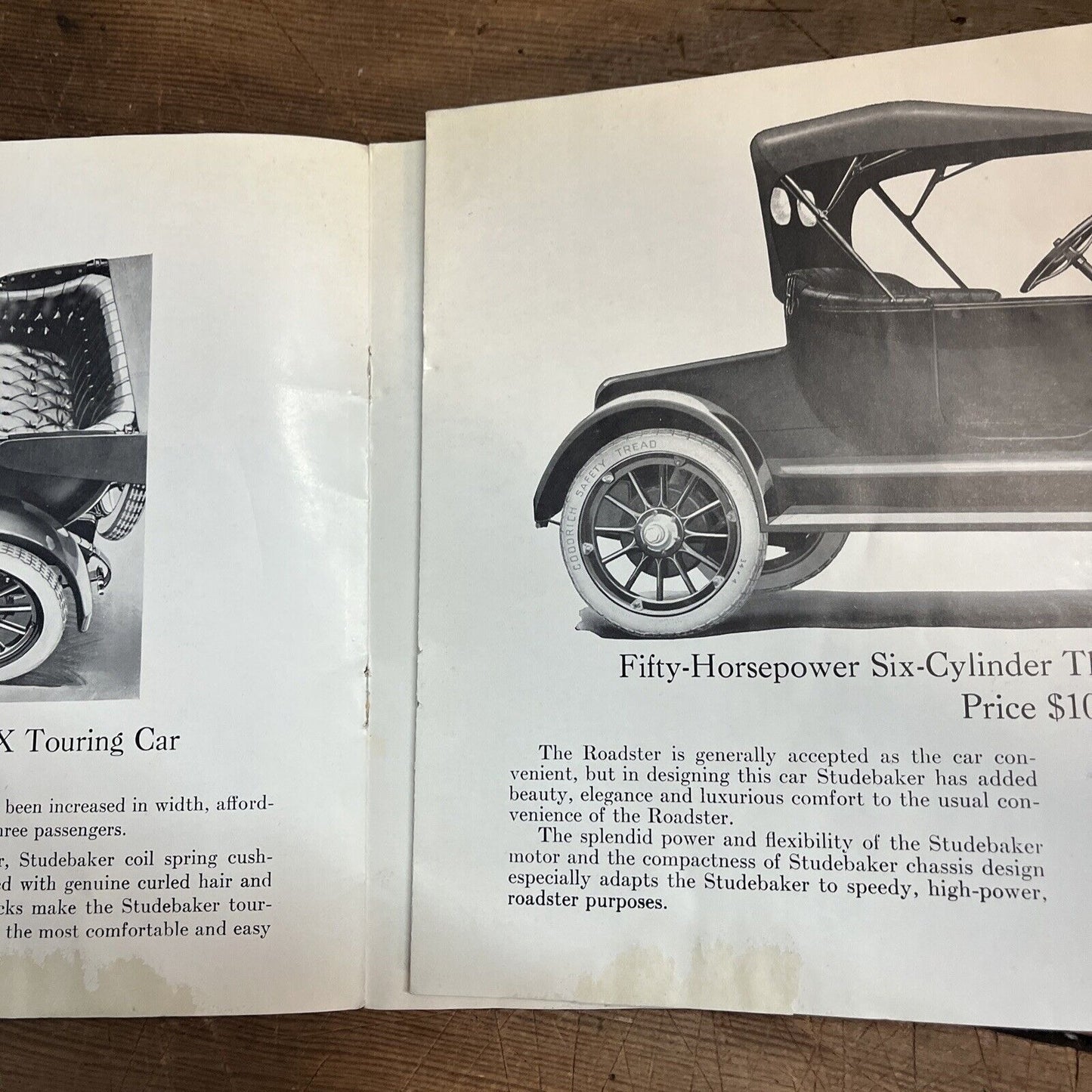 Vintage c1916 Studebaker Car Dealership Showroom Sales Booklet Catalog