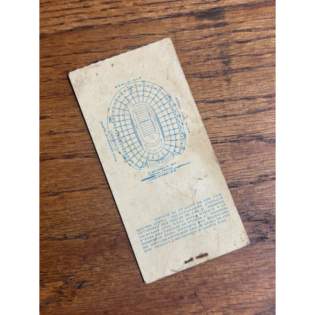 1950 76th IMPERIAL COUNCIL SESSION - LOS ANGELES Shrine Day Parade Ticket Stub