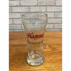 Vintage Hamm’s Beer Pilsner Glass 5-5/8" Tall Barware Land of Sky Blue Waters