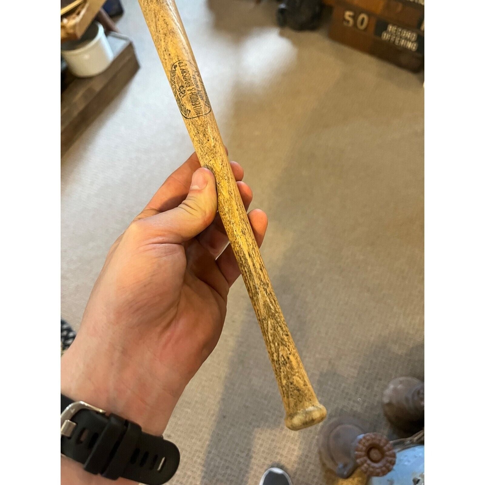 Vintage 1975 Louisville Slugger ASA Slowpitch Softball Mini Souvenir 16" Bat