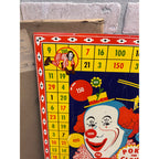 Vintage 1940S Wyandotte Toys Tin Litho Poky The Clown Shooting Target USA