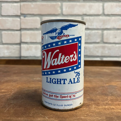 Vintage Walter's 1976 Bicentennial Light Ale Beer Can Eau Claire Wis Unopened 12oz