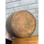 Antique Primitive 19th c. Salt Glaze Stoneware Preserve Jar Pennsylvania Cobalt