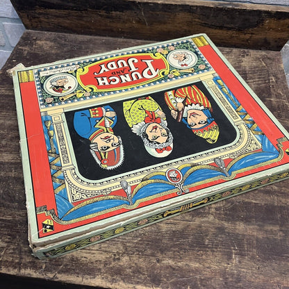 RARE Vintage 1930 Punch and Judy Parker Brothers Board Shooting Target Game
