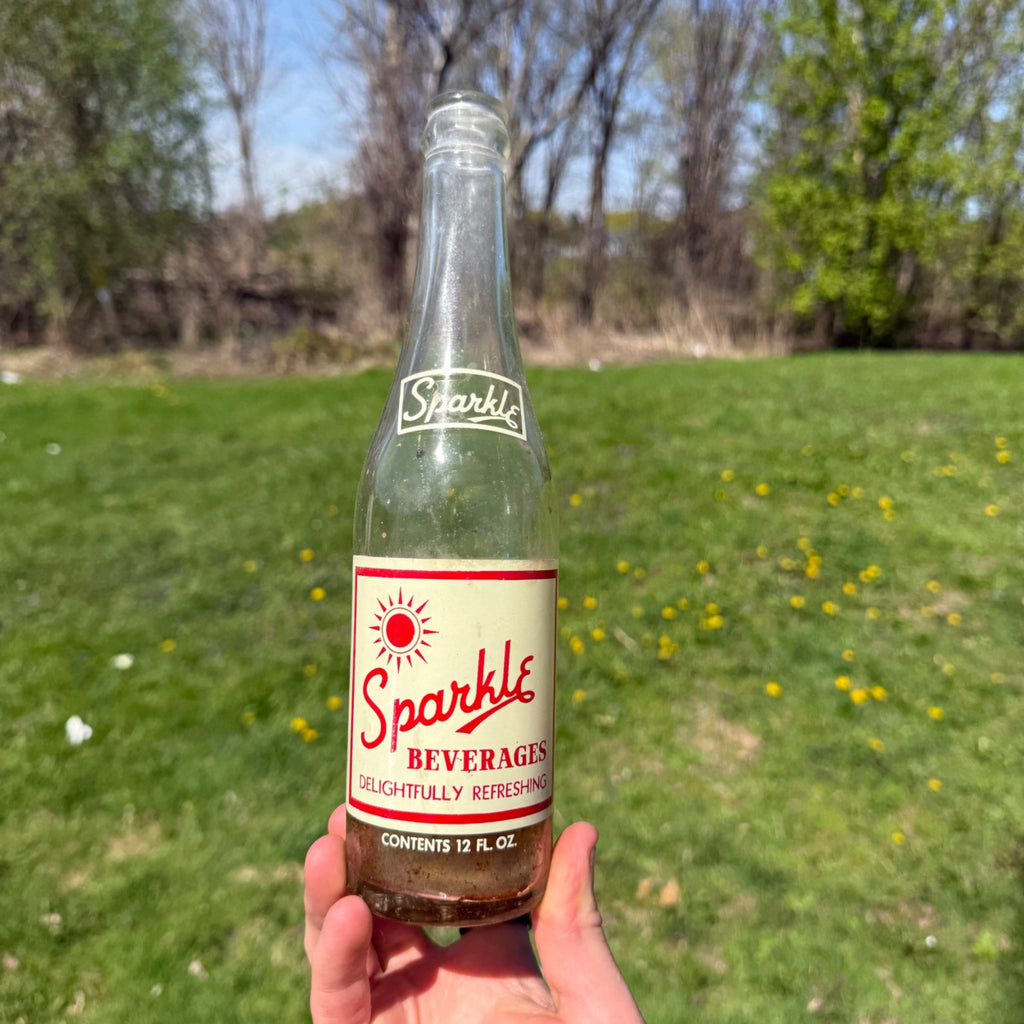 Sparkle Soda Pop Bottle 12 oz Drink Billy's Pop Campbellsport Wisconsin