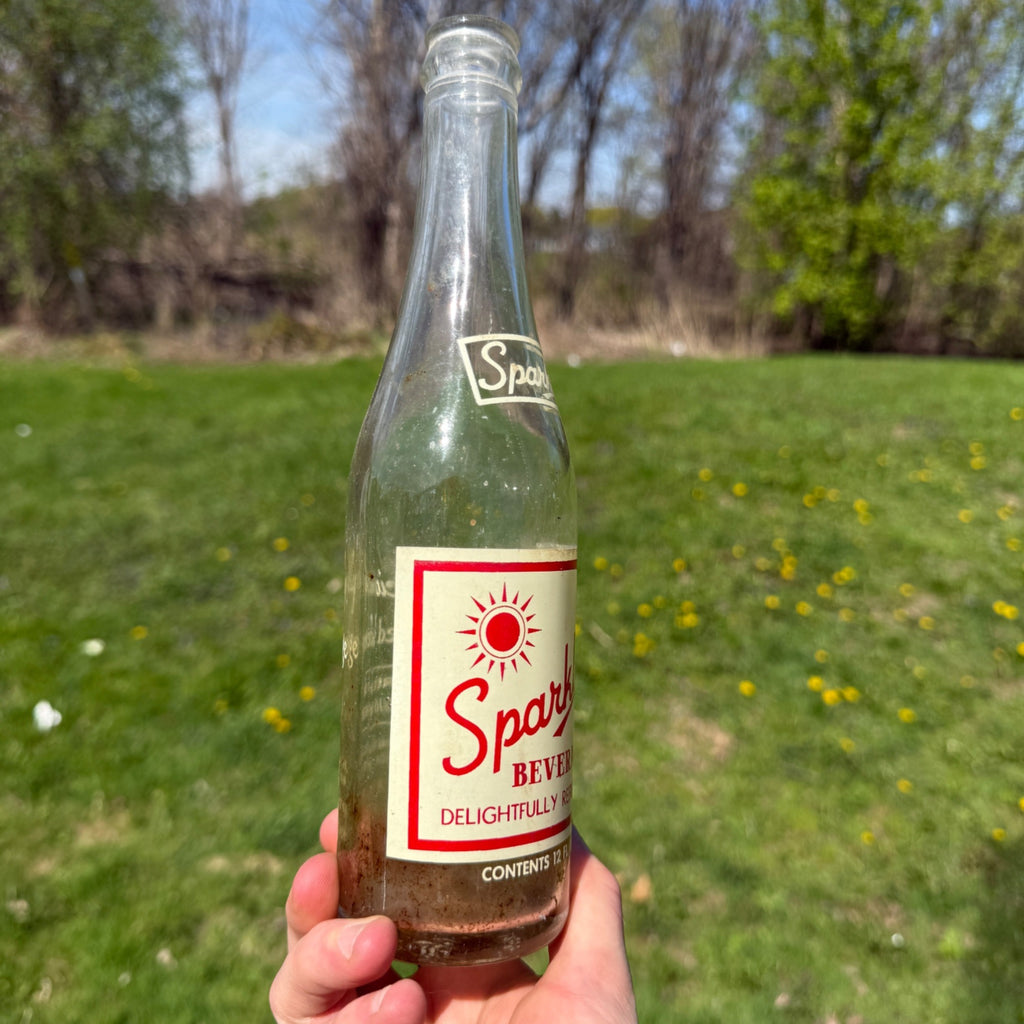 Sparkle Soda Pop Bottle 12 oz Drink Billy's Pop Campbellsport Wisconsin