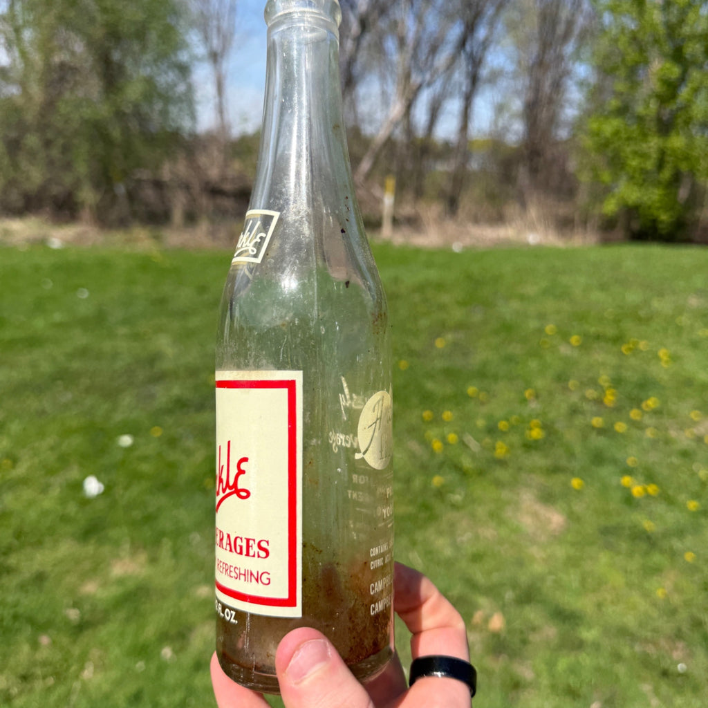 Sparkle Soda Pop Bottle 12 oz Drink Billy's Pop Campbellsport Wisconsin