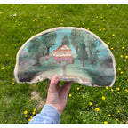 Painted Folk Art Mushroom - Canvas of the Forest