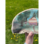 Painted Folk Art Mushroom - Canvas of the Forest
