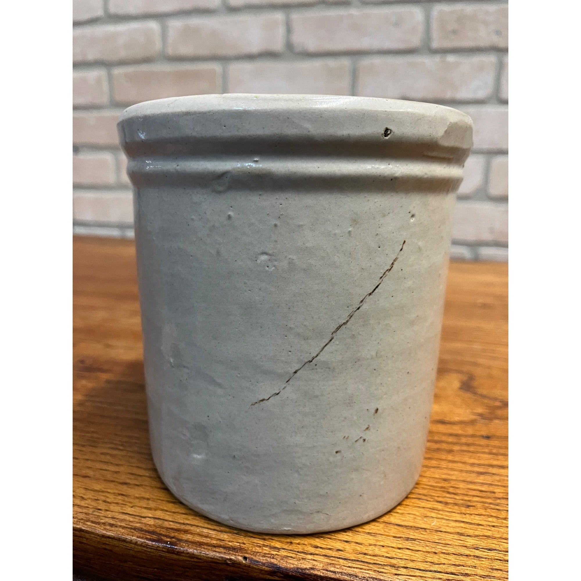 Vintage Red Wing Three Star Coffee Stoneware Advertising Sioux City 1/2 Gal Crock