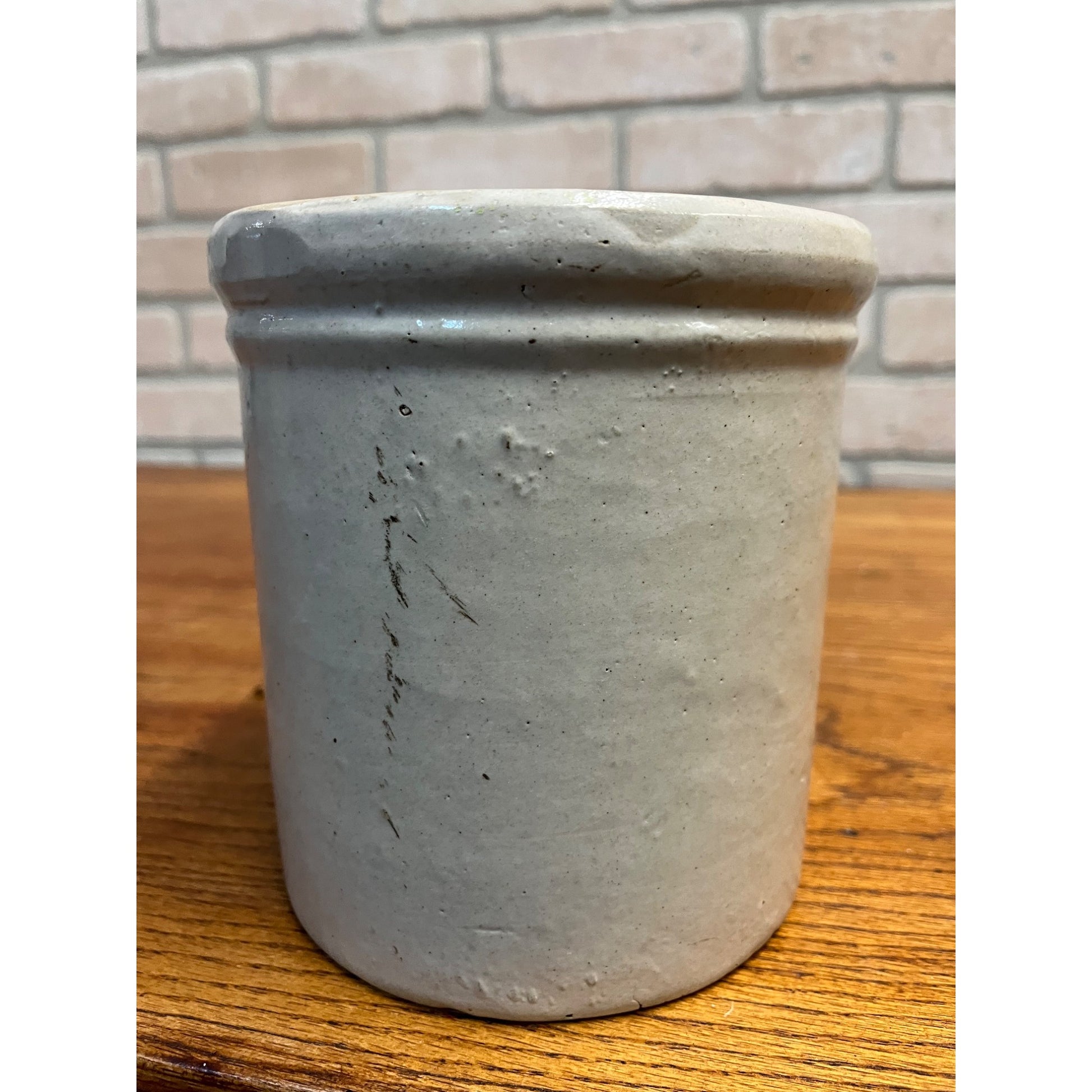 Vintage Red Wing Three Star Coffee Stoneware Advertising Sioux City 1/2 Gal Crock