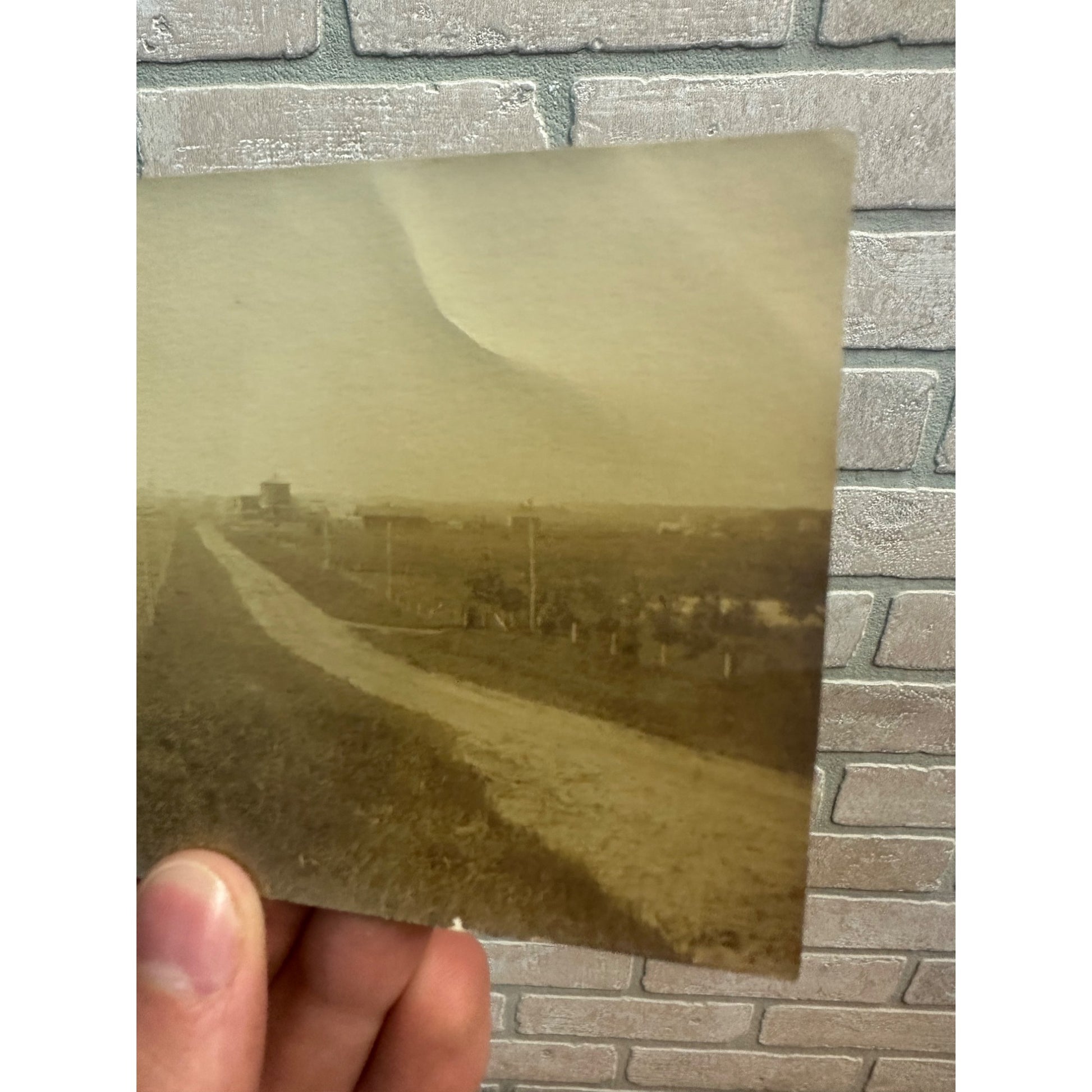 Coulter Iowa IA RPPC Postcard Road Outside View Main St Early 1900s Vintage