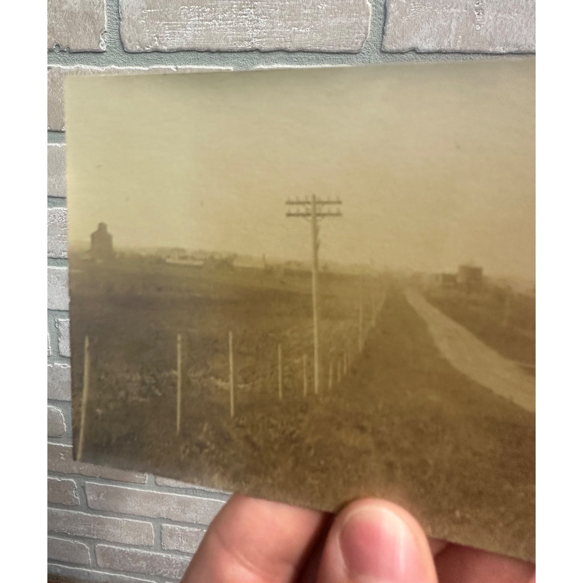 Coulter Iowa IA RPPC Postcard Road Outside View Main St Early 1900s Vintage
