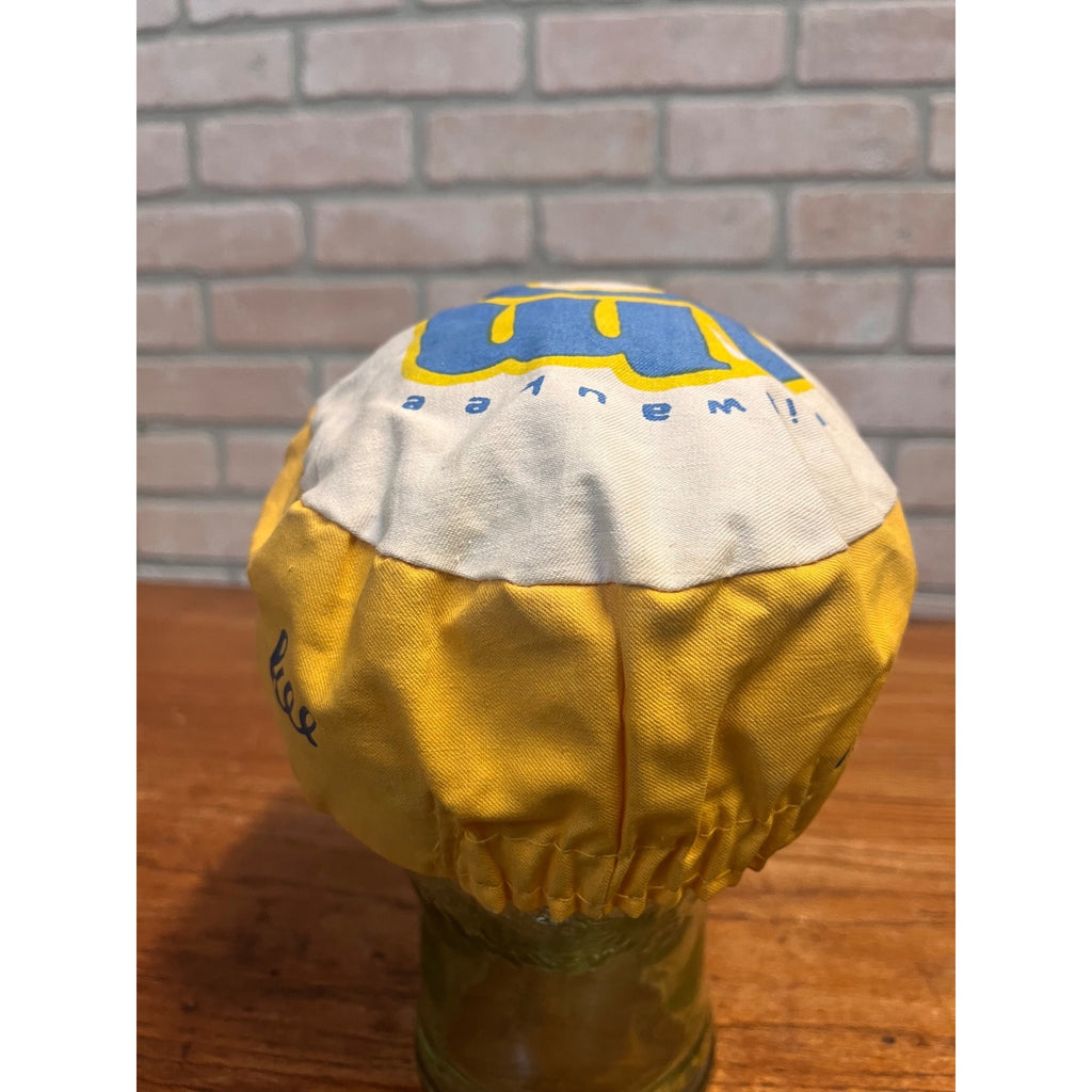 Vintage 70s 80s Milwaukee Brewers Pill Box Painters Elastic Hat Cap MLB