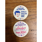 Vintage 1976 Discs Henry Hank Aaron & Tom Seaver Mets Brewers MSA Isalys