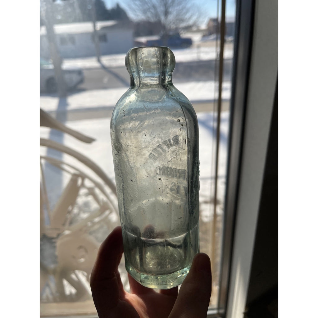George Ritter Cedarburg Wisconsin Soda Bottle Blob Top Hutchinson Hutch WI Wis