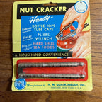 Vintage 1950s HMQ Nut Cracker Kitchen Tool Quakenbush NOS New Old Stock