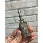 Antique Chase Patent Pocket Hand Oiler Oil Can Gunsmith Machinist Jeweler