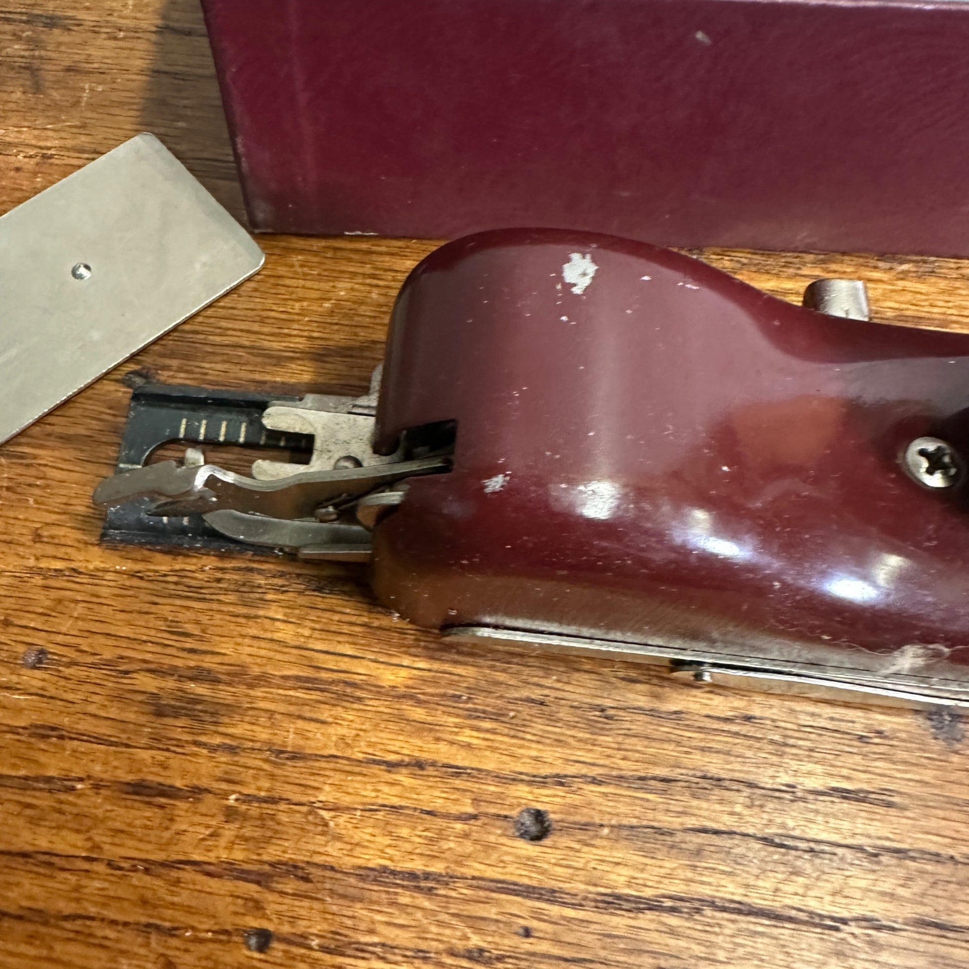 Vintage Montgomery Ward Rotary Buttonhole Attachment Original Box