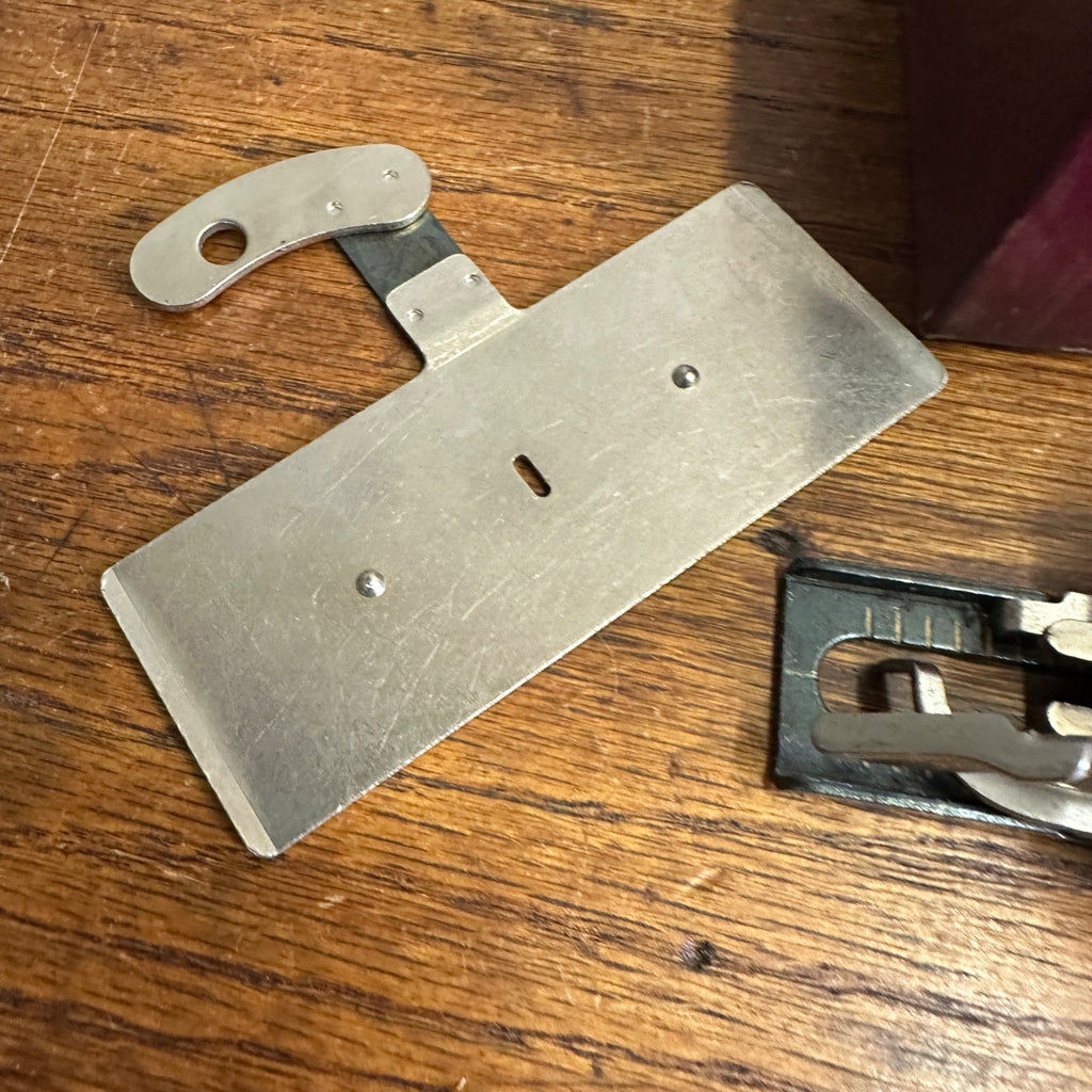 Vintage Montgomery Ward Rotary Buttonhole Attachment Original Box