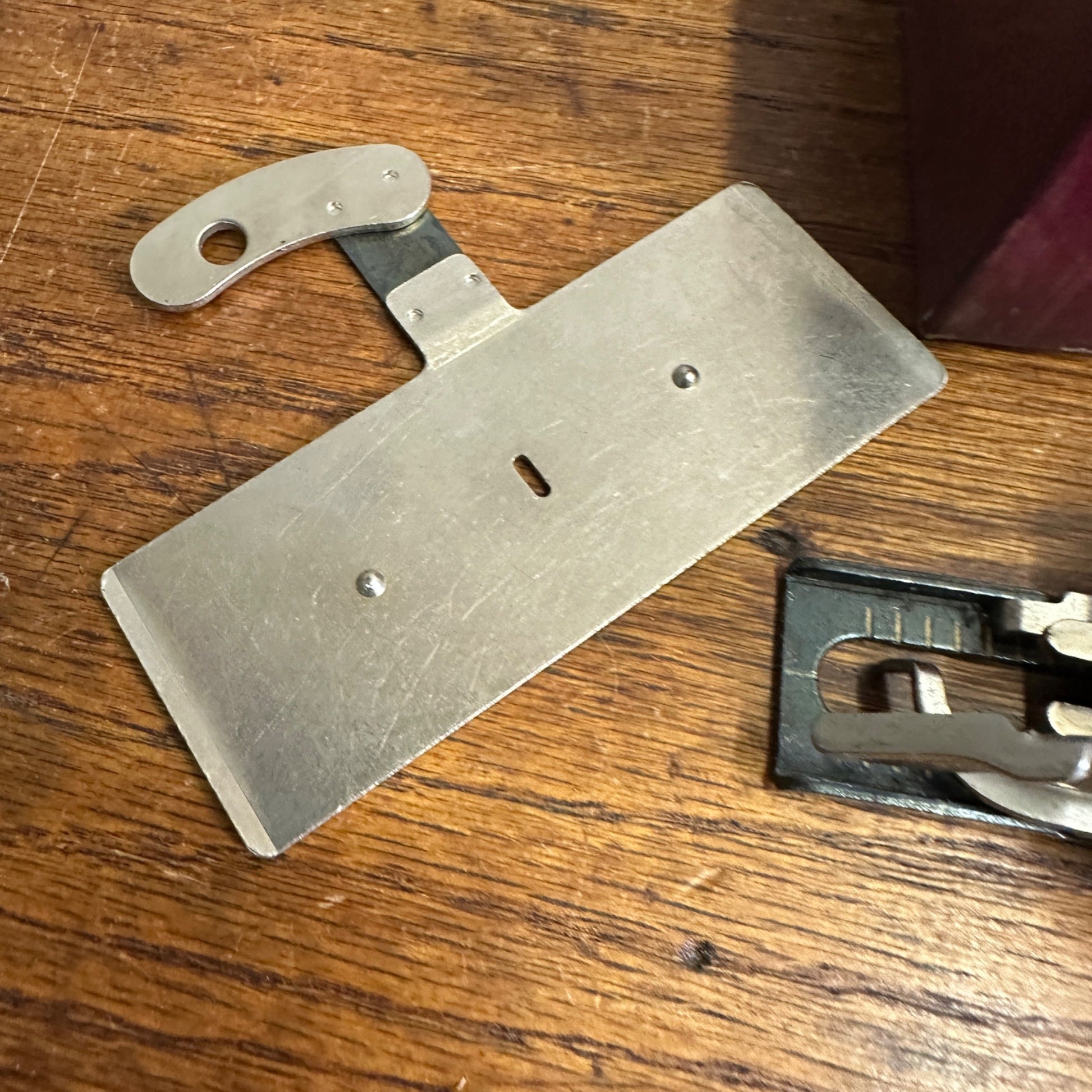 Vintage Montgomery Ward Rotary Buttonhole Attachment Original Box