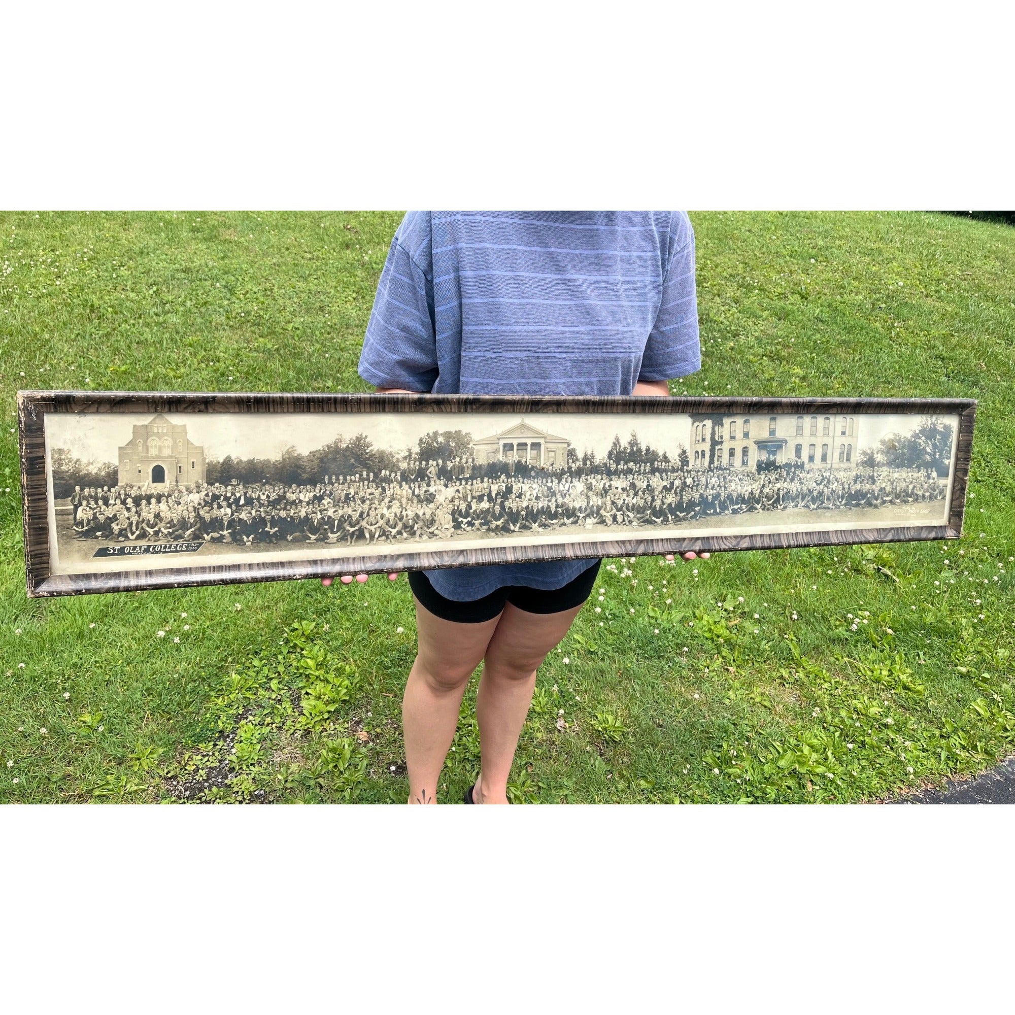 Vintage 1919 St Olaf College Class Student Real Photo HUGE 54" Northfield MN Minn
