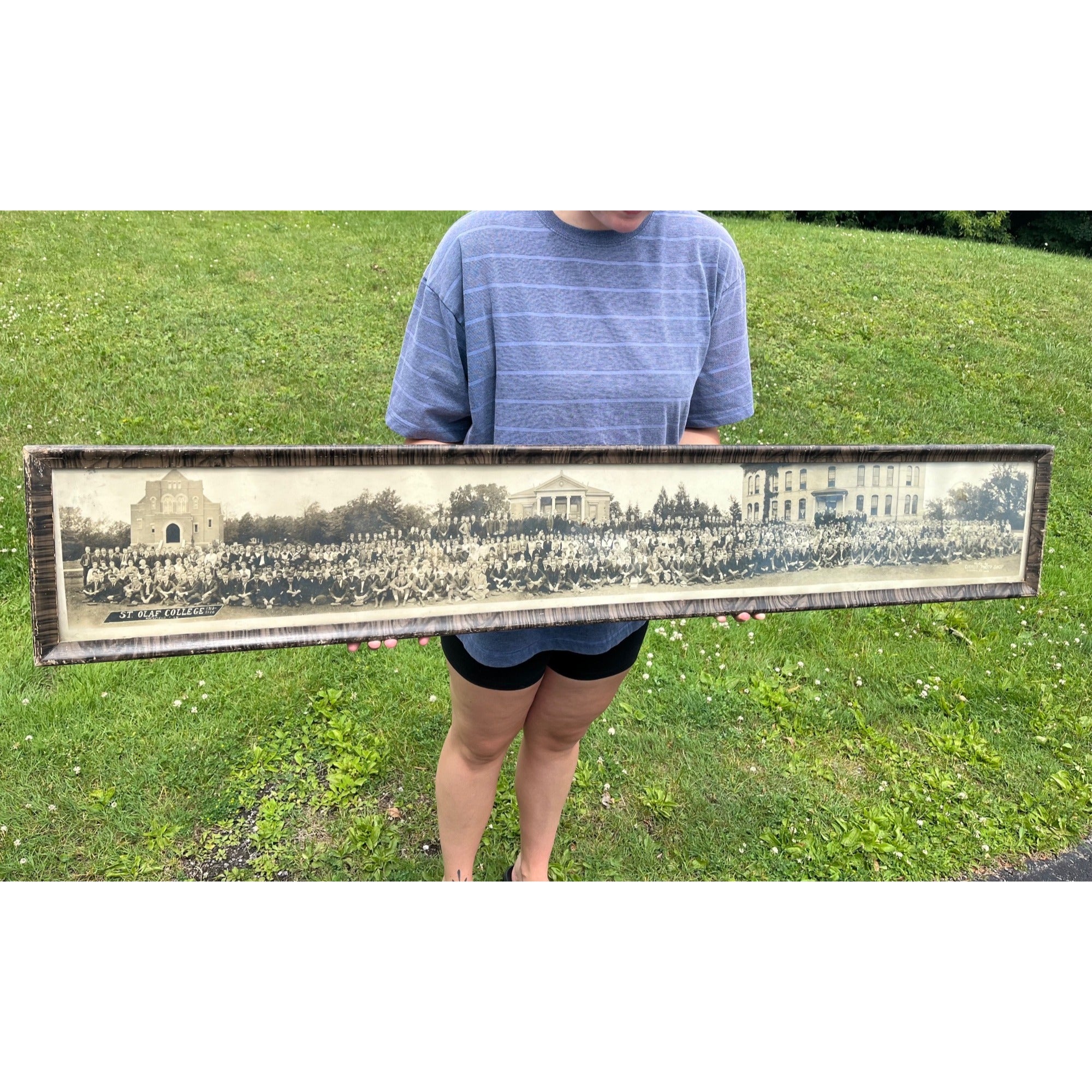 Vintage 1919 St Olaf College Class Student Real Photo HUGE 54" Northfield MN Minn