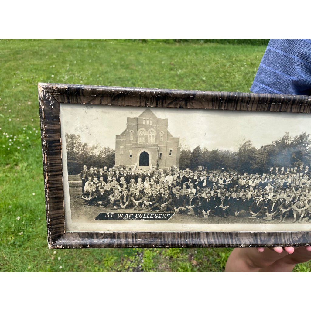 Vintage 1919 St Olaf College Class Student Real Photo HUGE 54" Northfield MN Minn
