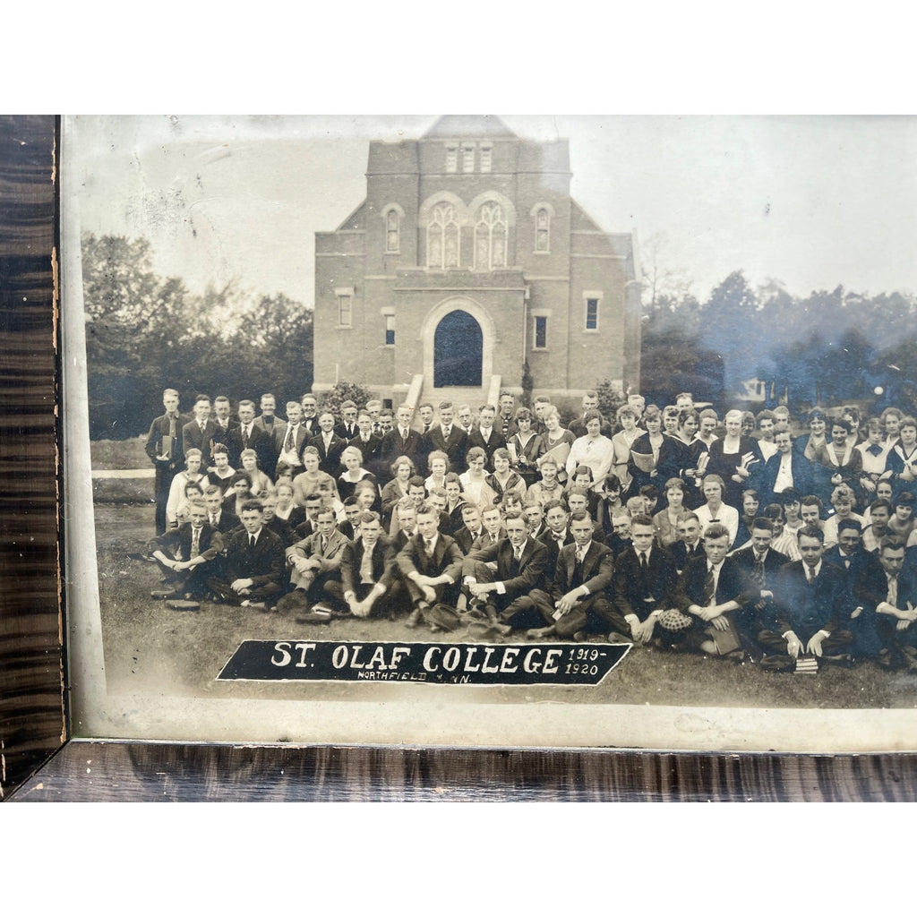 Vintage 1919 St Olaf College Class Student Real Photo HUGE 54" Northfield MN Minn