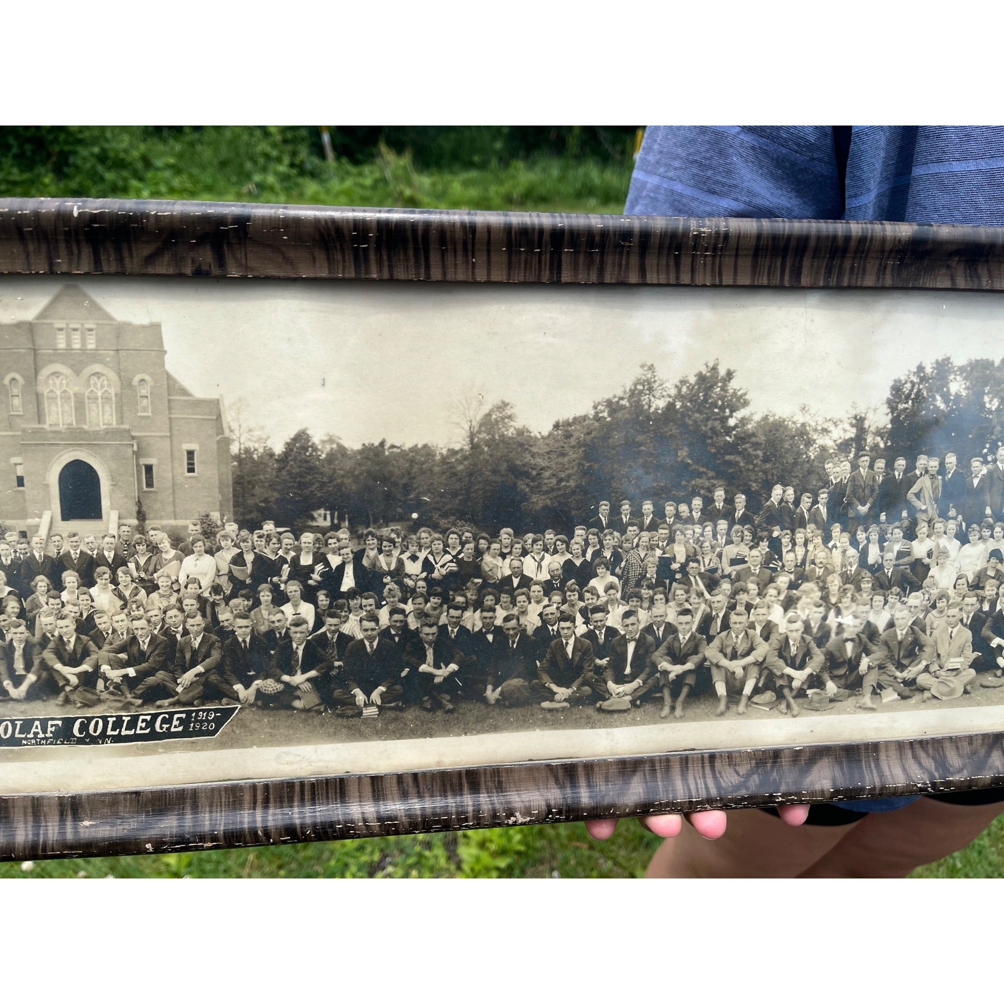 Vintage 1919 St Olaf College Class Student Real Photo HUGE 54" Northfield MN Minn