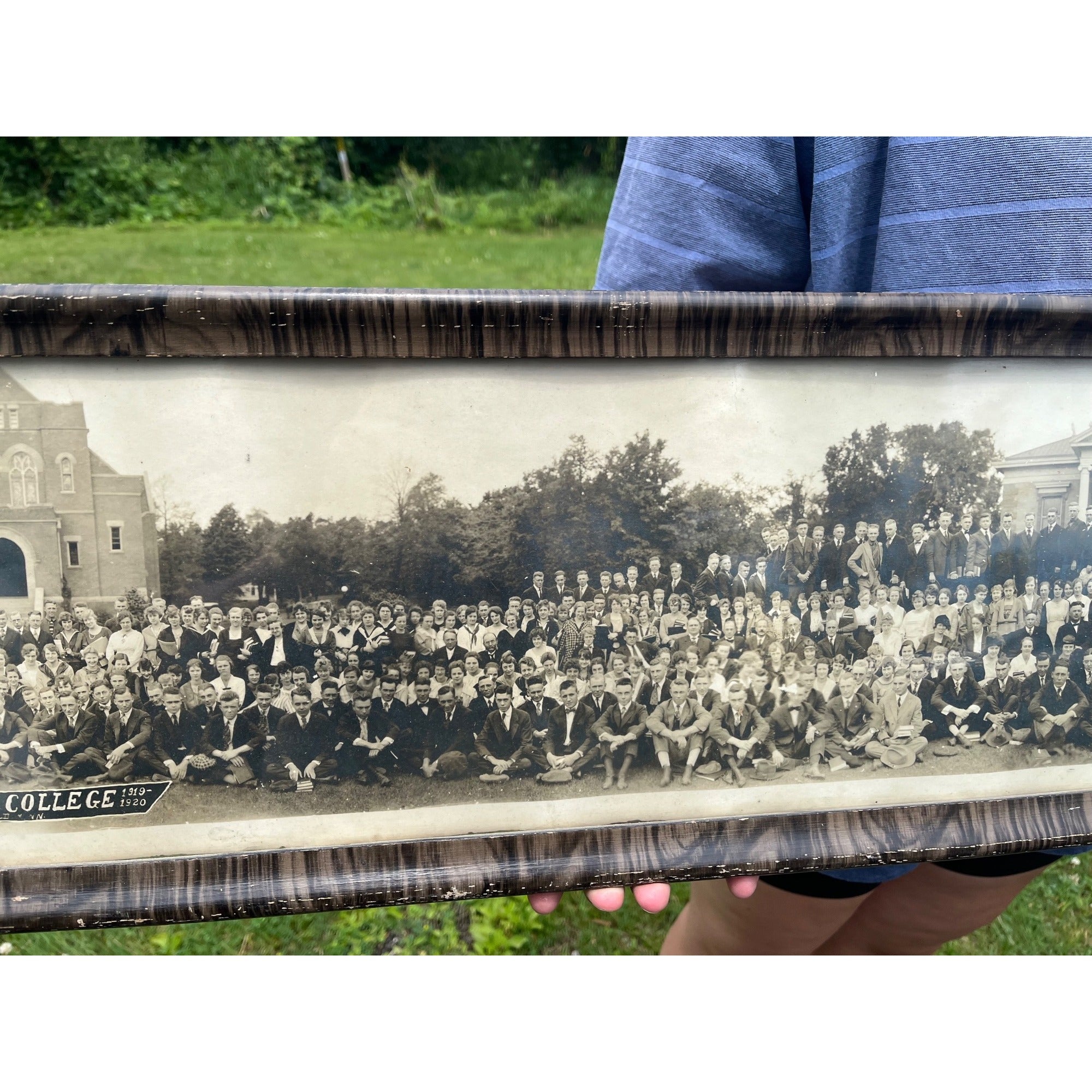 Vintage 1919 St Olaf College Class Student Real Photo HUGE 54" Northfield MN Minn