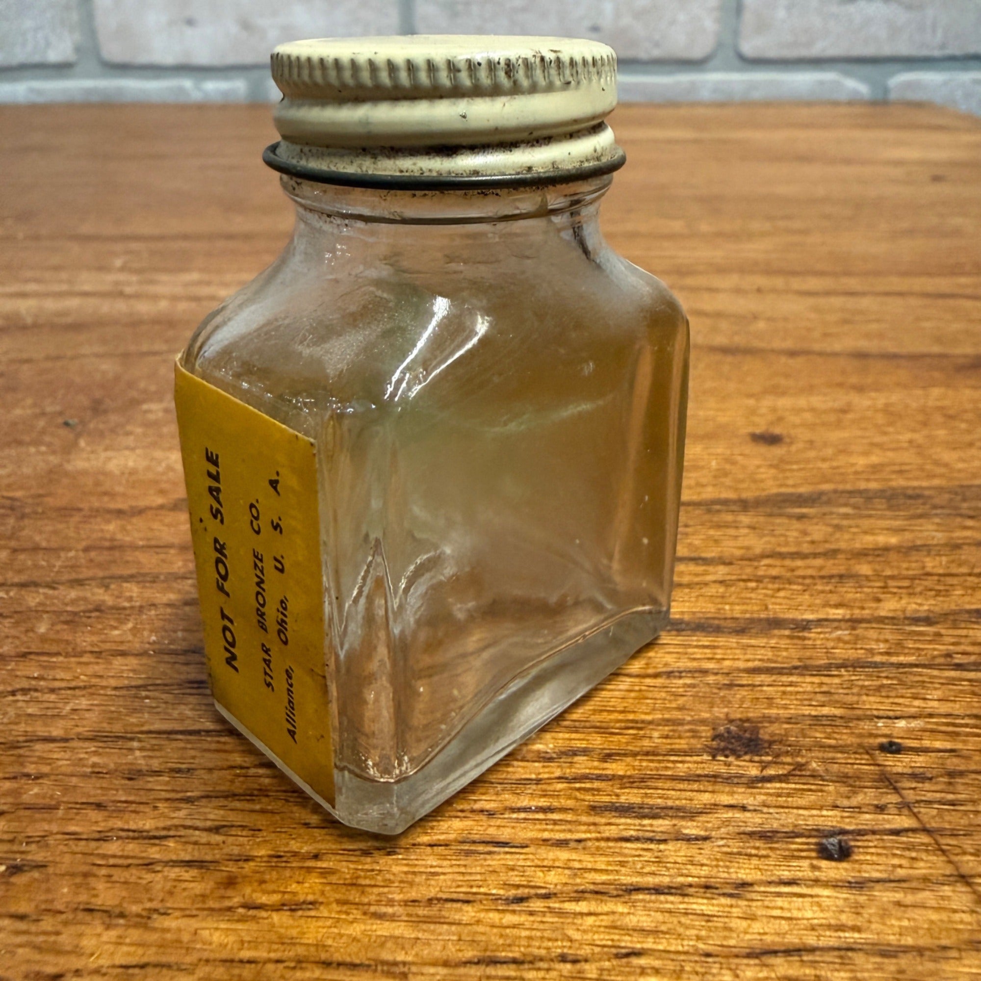 VINTAGE ZIP STRIP PAINT & VARNISH REMOVER EMPTY BOTTLE