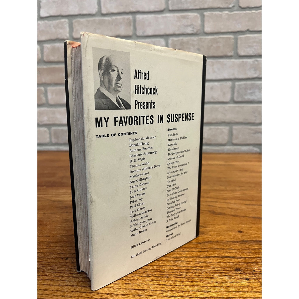 Alfred Hitchcock Presents My Favorites in Suspense 1959 HCDJ Book Club Edition