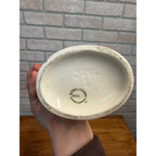 Vintage Royal Crown Czechoslovakia Pottery Horn-Shaped Floral Epergne Vase