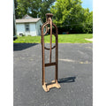 1900s ANTIQUE CAST IRON J.C.MOORE & CO. WAGON JACK STAND RACINE WIS
