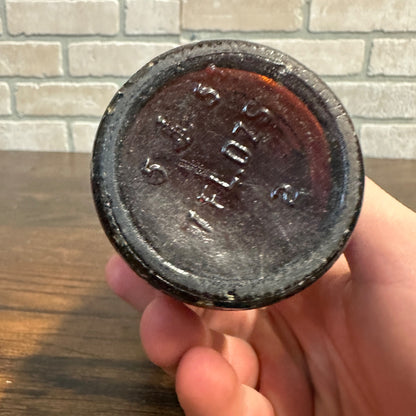 1954 Vintage Orange Crush 7oz Brown Ribbed Soda Bottle Louisville, Lexington Kentucky