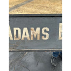 Original c1880s Adams Express Co. Wooden Smaltz Paint Advertising Trade Sign