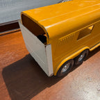Vintage Ertl Vista Dome Horse Trailer and Semi Truck Red and Yellow