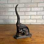 Antique Shooting Star Cast Iron Notary Stamp Seal - Dunn Mining Green Bay Wis