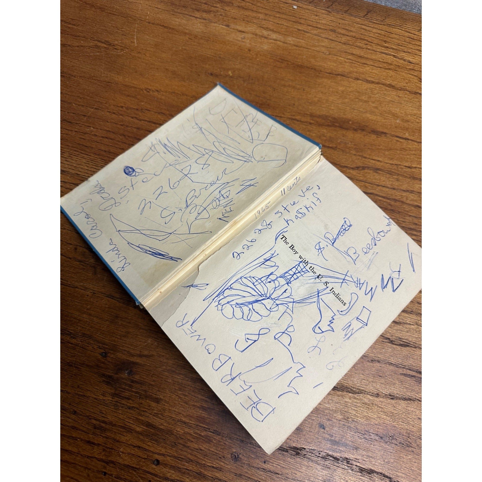 The Boy With The US Indians Native Americans Adventure 1913 U.S. Service Series